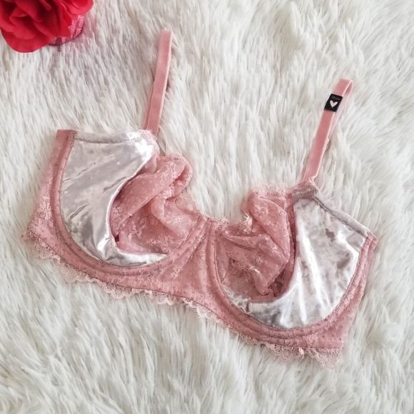 Victoria's Secret Other - 32DDD Victoria's Secret Velvet Pink Unlined Bra